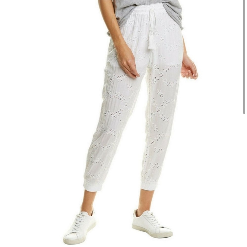 Young Fabulous & Broke Eyelet Lace Joggers